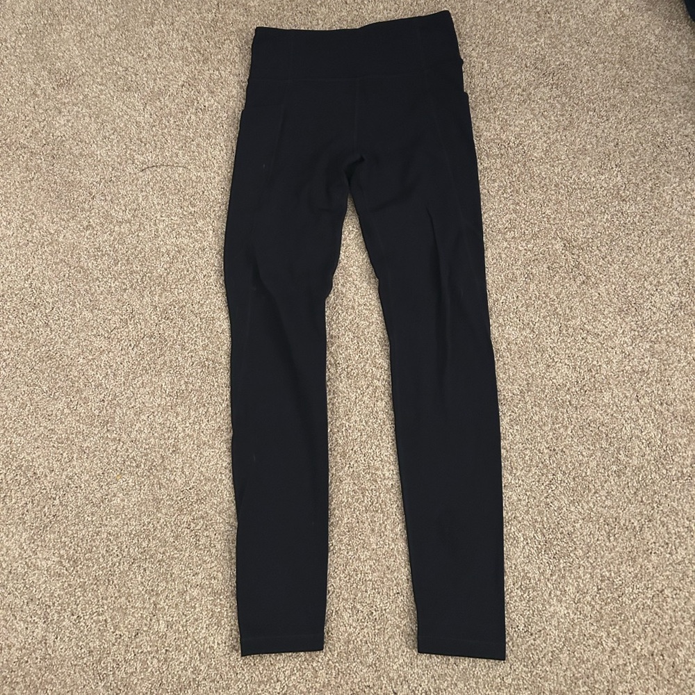 Athleta Girls leggings-navy blue